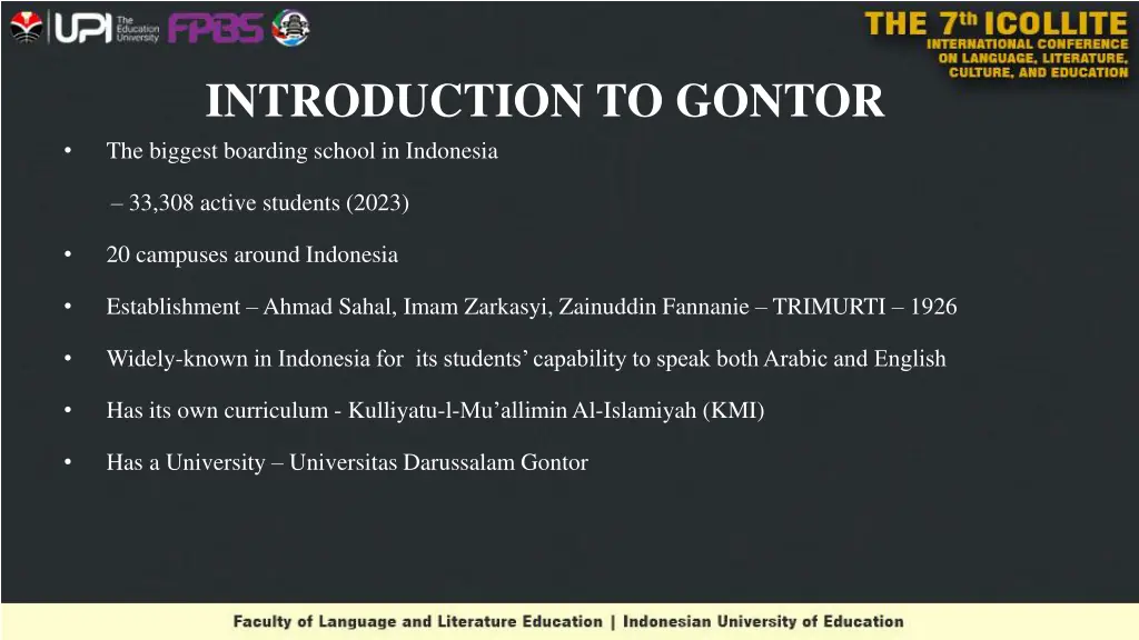 introduction to gontor the biggest boarding