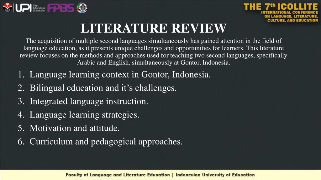 literature review the acquisition of multiple