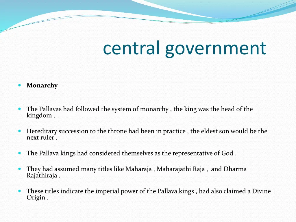 central government