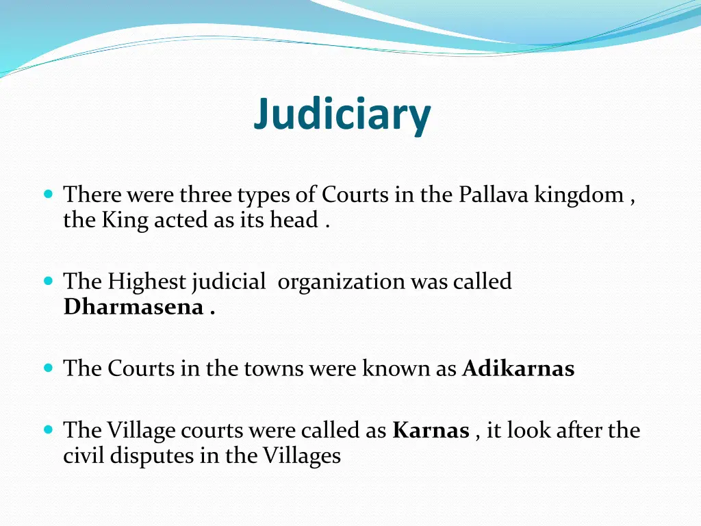 judiciary