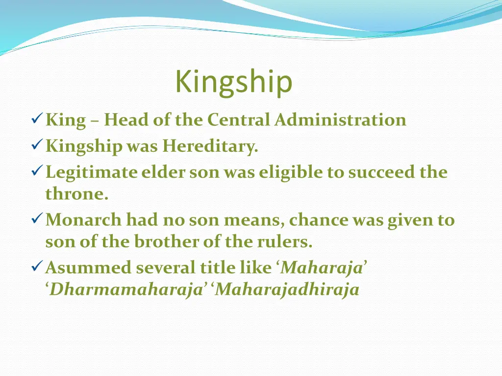kingship
