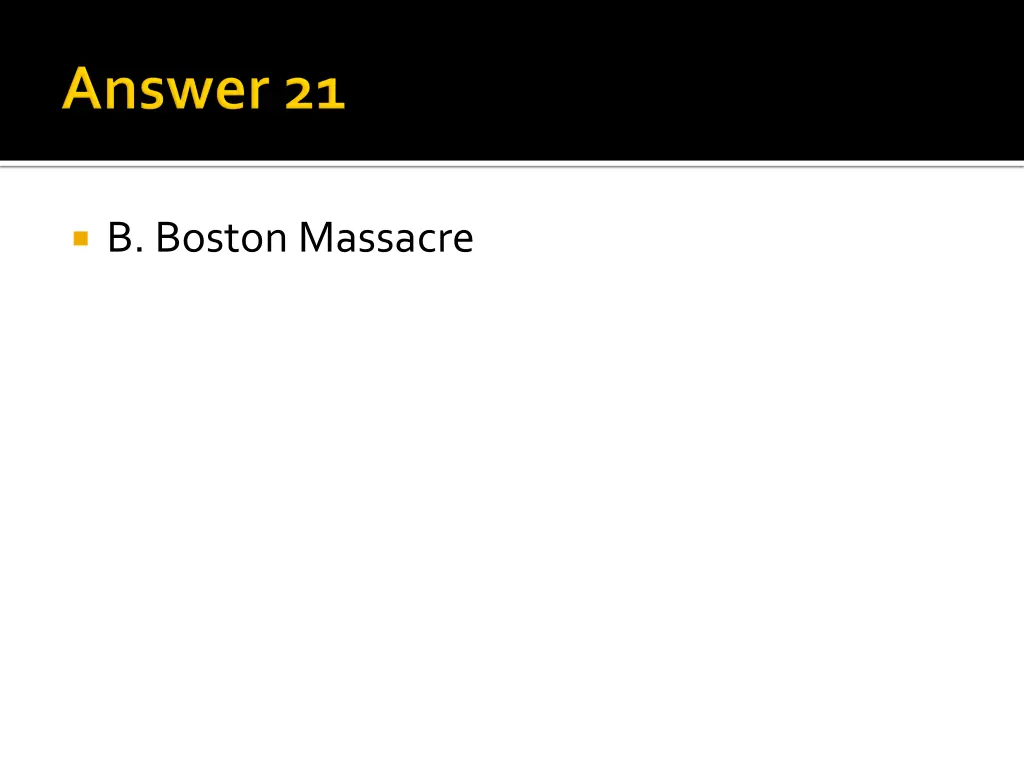 b boston massacre