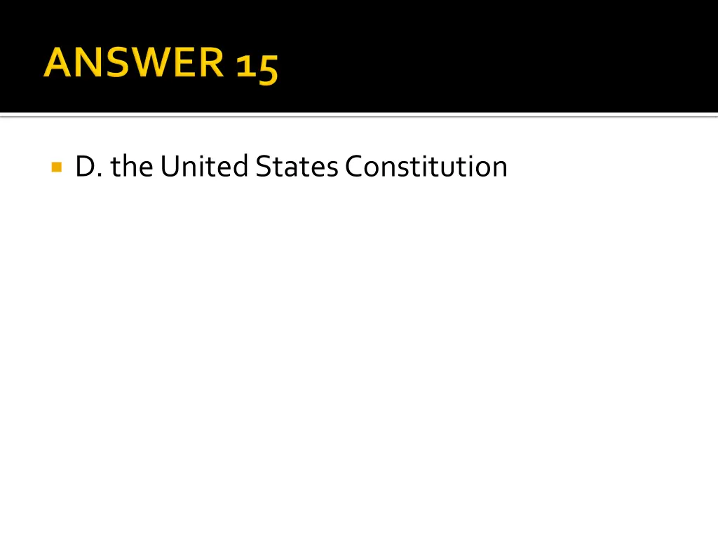 d the united states constitution
