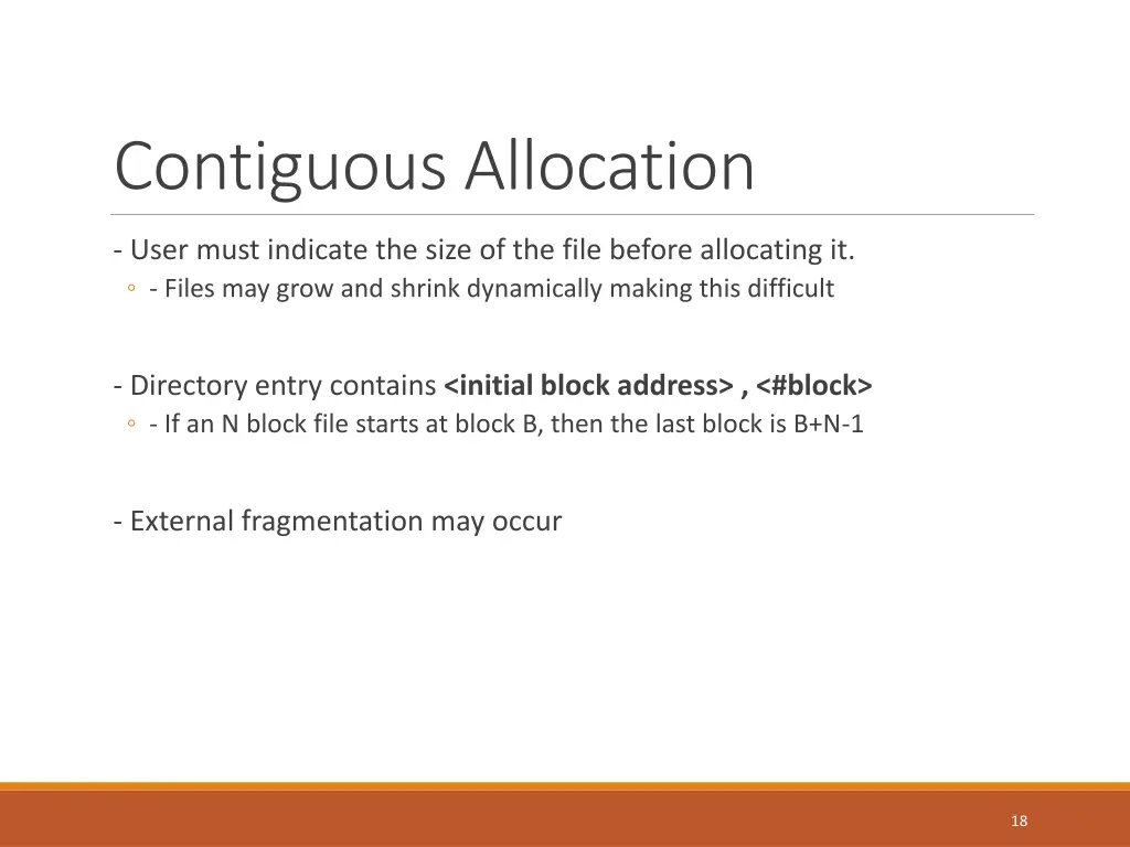 contiguous allocation 1