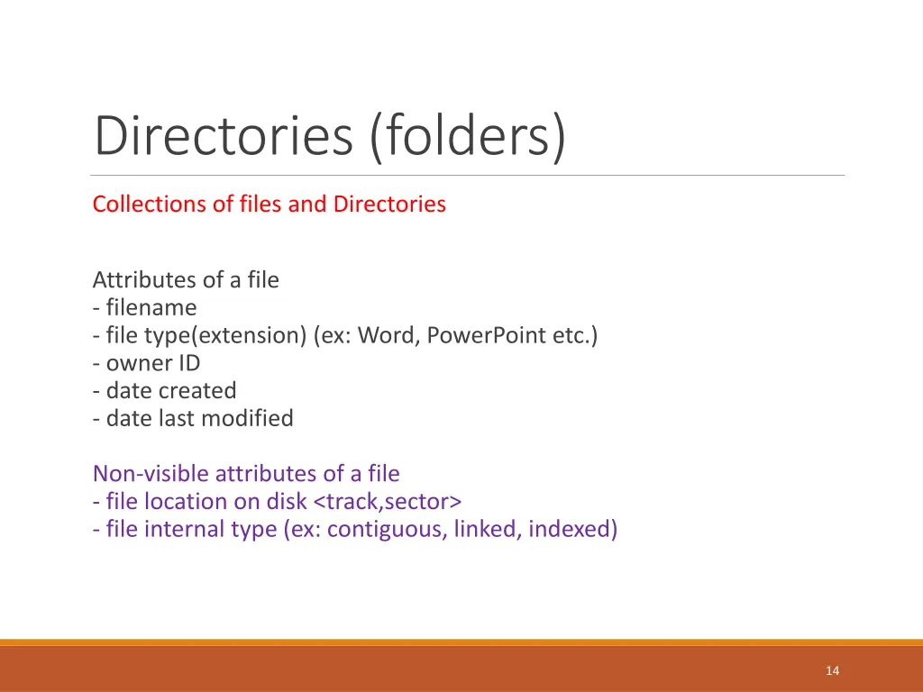 directories folders