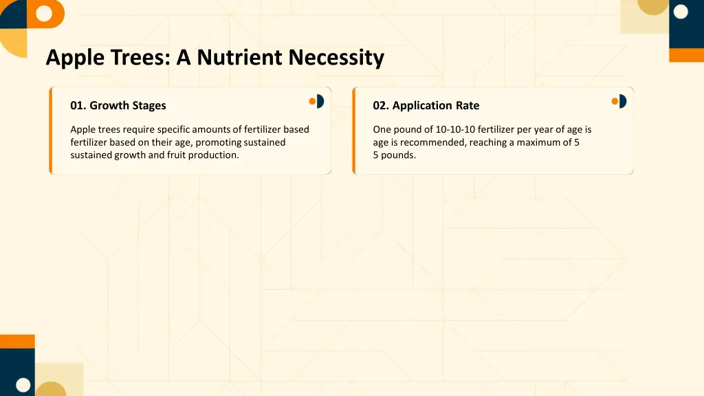 apple trees a nutrient necessity