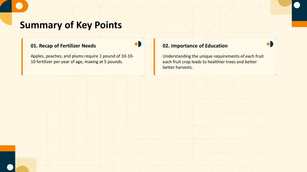 summary of key points