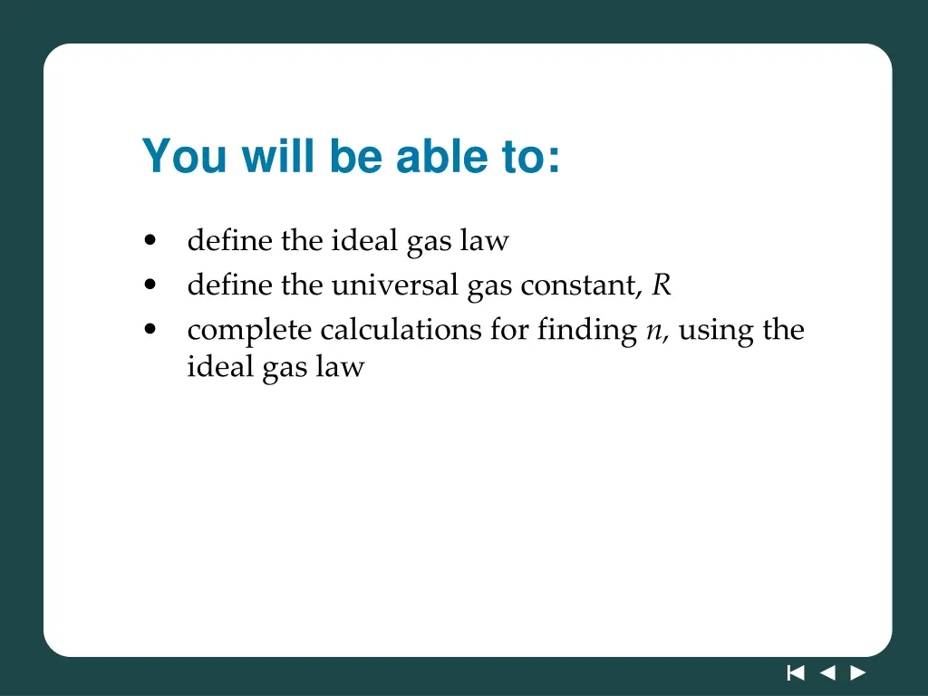 you will be able to