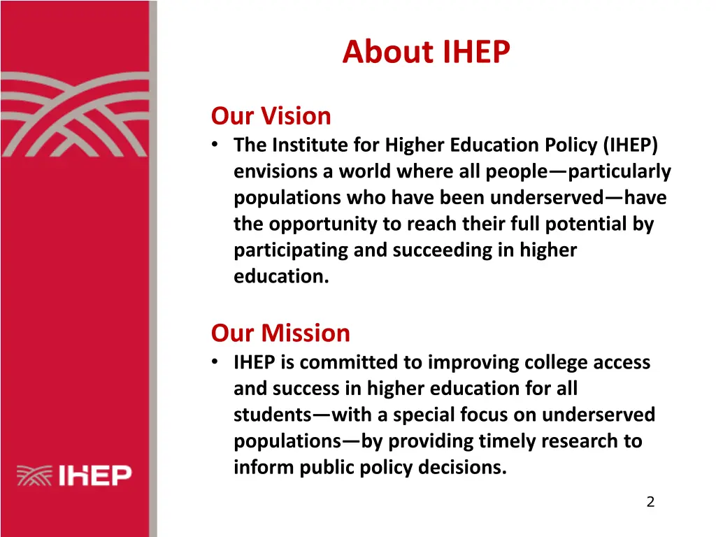 about ihep