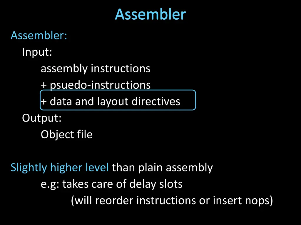 assembler 4