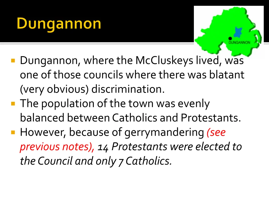 dungannon where the mccluskeyslived