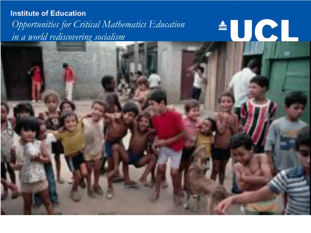 opportunities for critical mathematics education