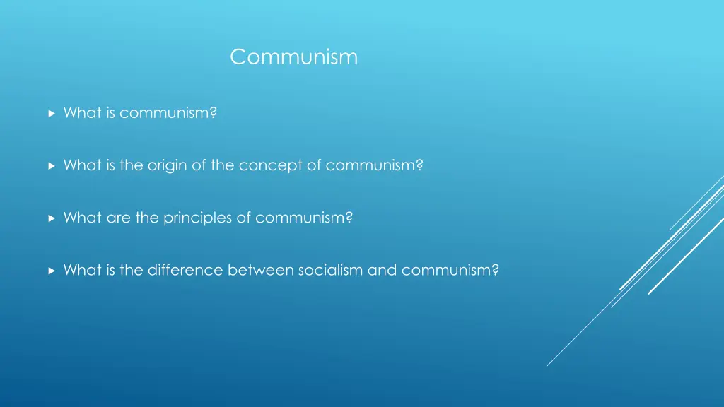 communism
