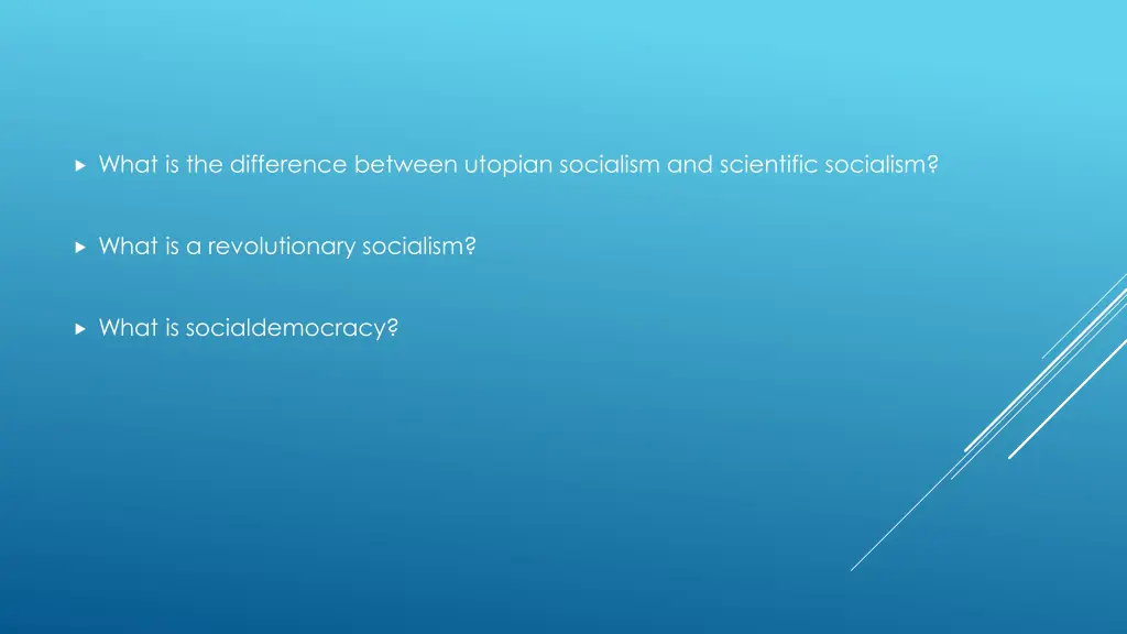 what is the difference between utopian socialism
