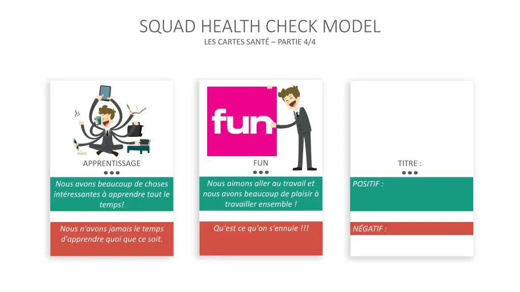 squad health check model les cartes sant partie 3