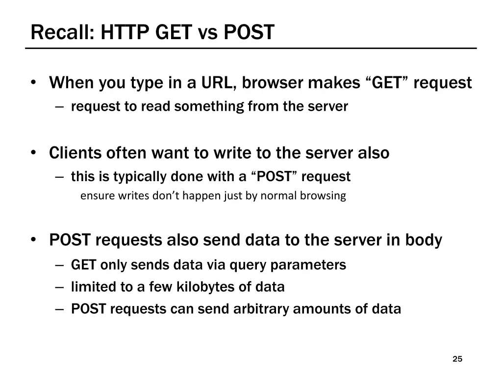 recall http get vs post