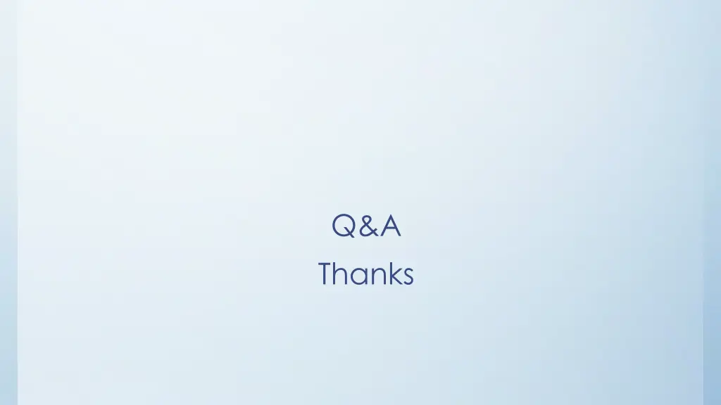 q a thanks