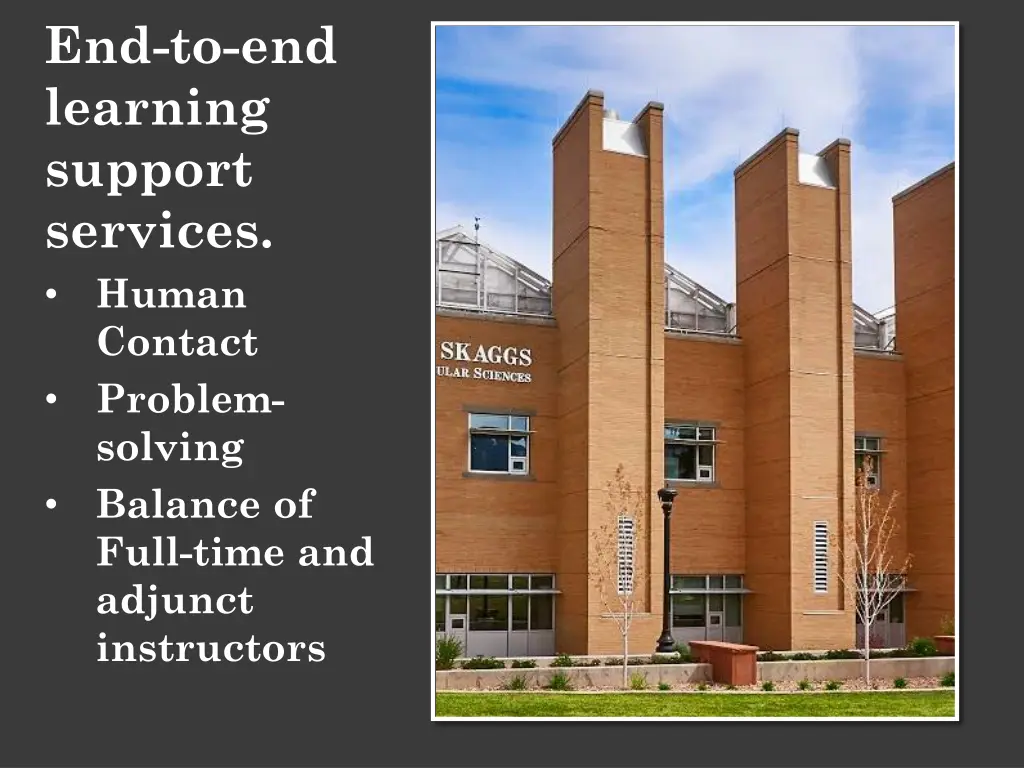 end to end learning support services human