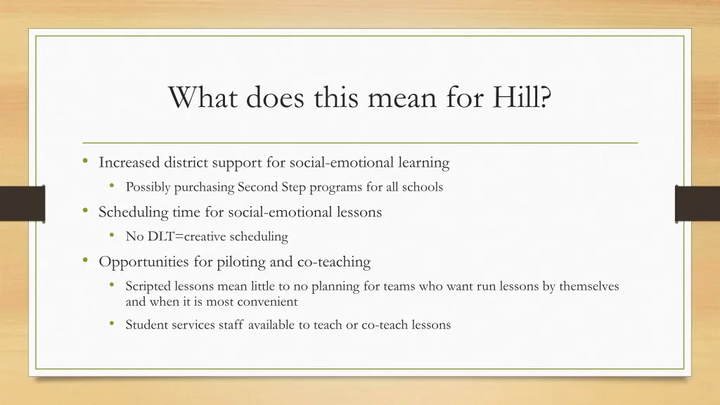 what does this mean for hill