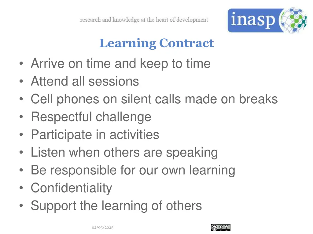 learning contract