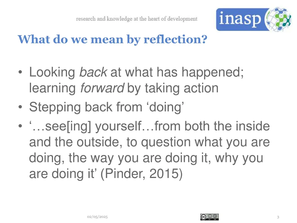 what do we mean by reflection