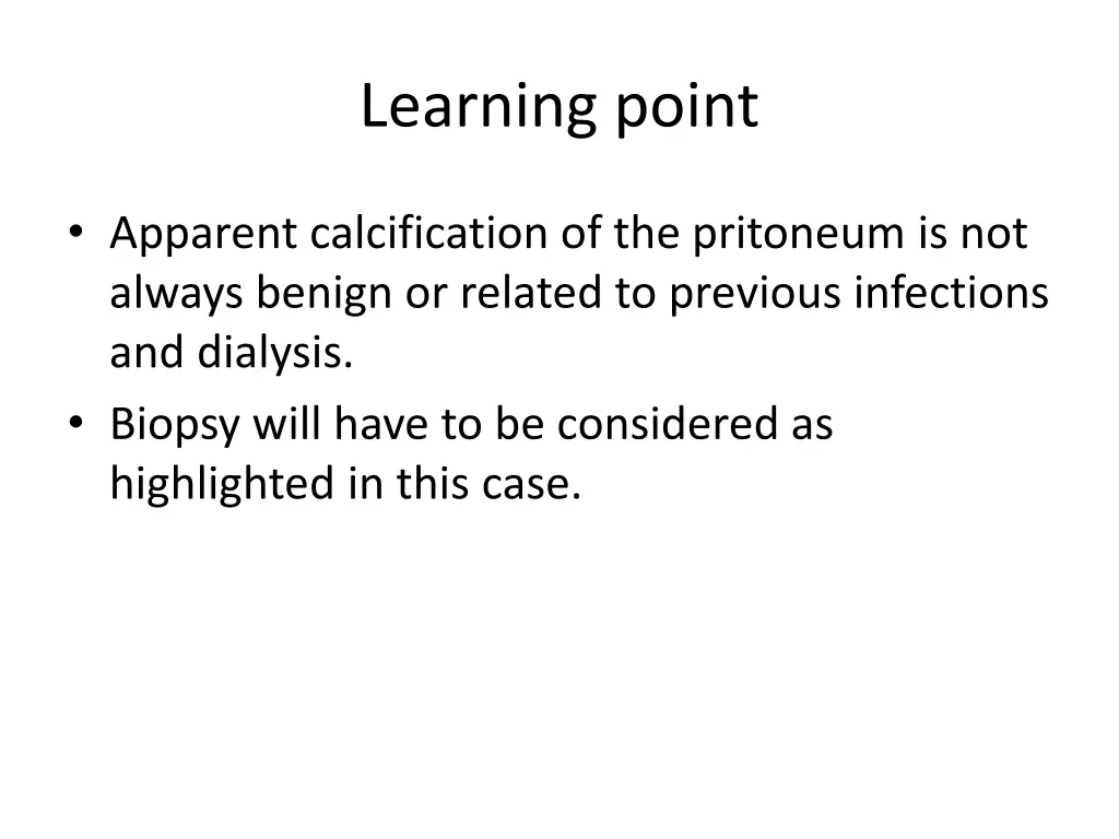 learning point
