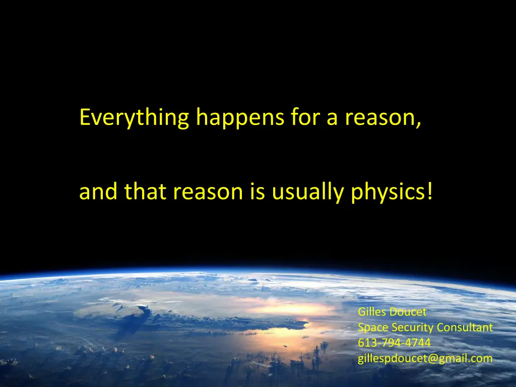 everything happens for a reason