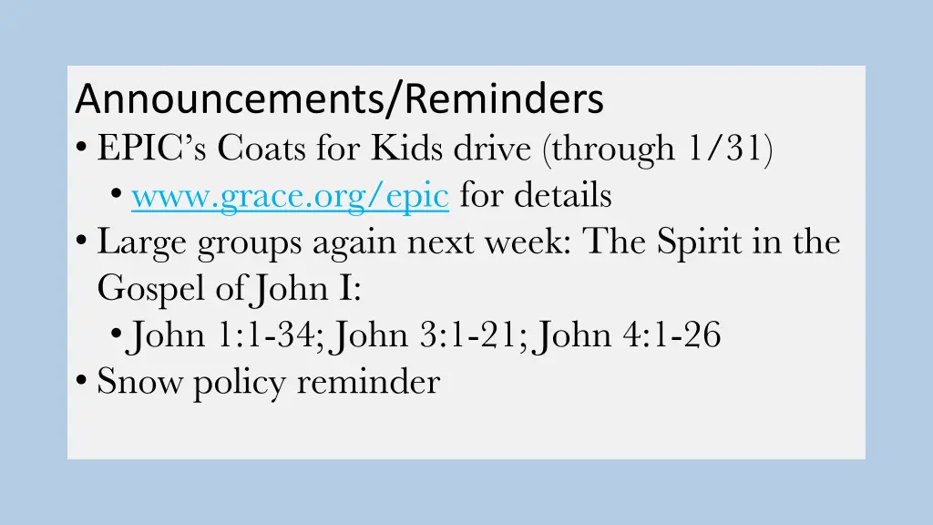 announcements reminders epic s coats for kids