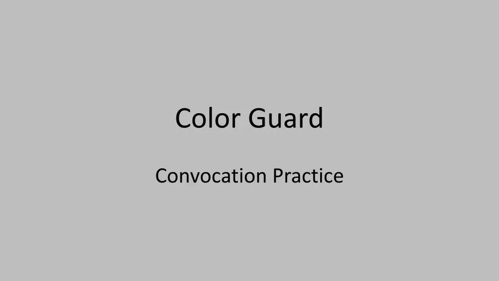 color guard