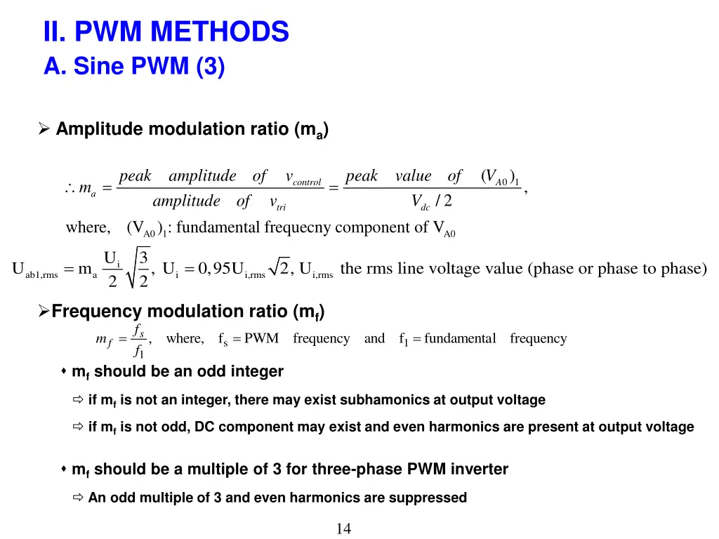 ii pwm methods a sine pwm 3