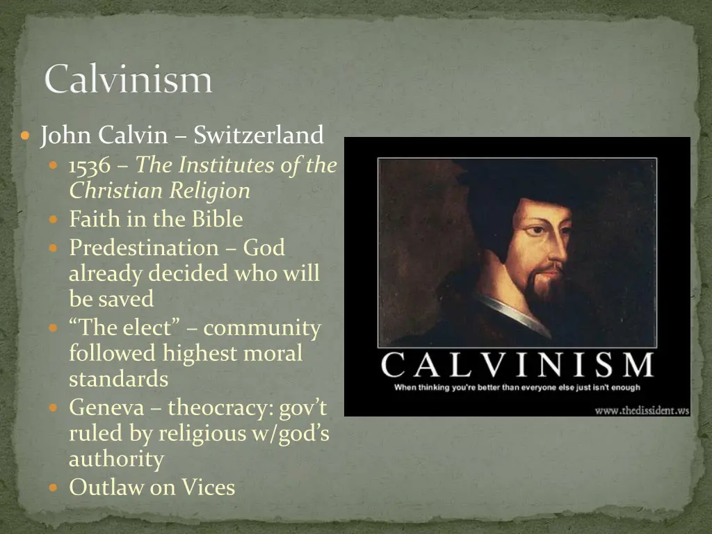calvinism