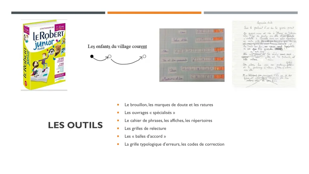 le brouillon les marques de doute et les ratures