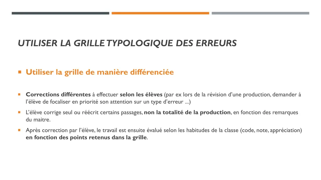 utiliser la grille typologique des erreurs 1
