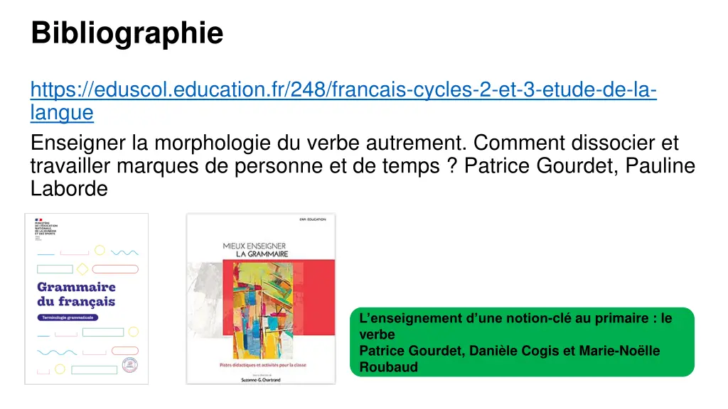 bibliographie