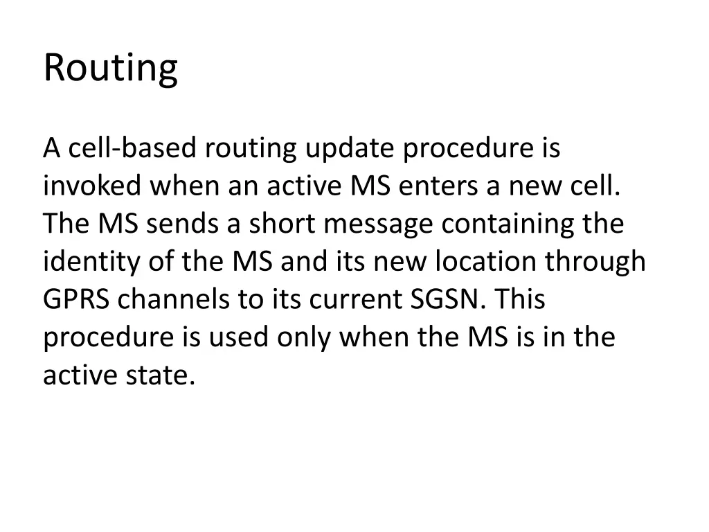routing 2