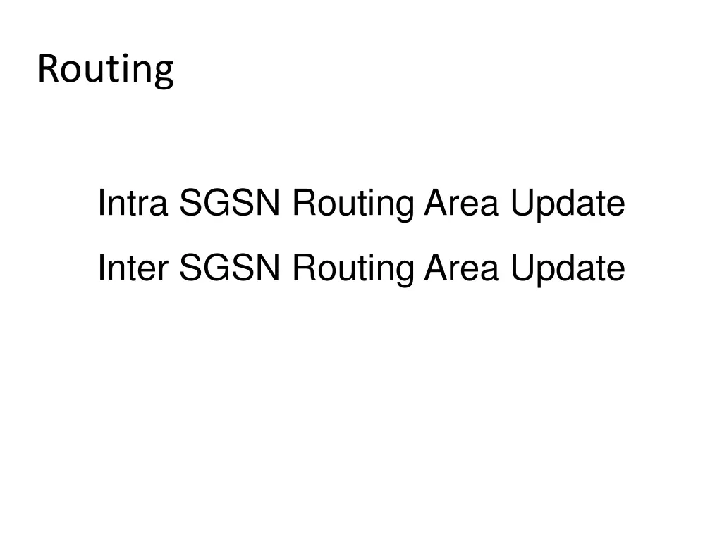 routing 4