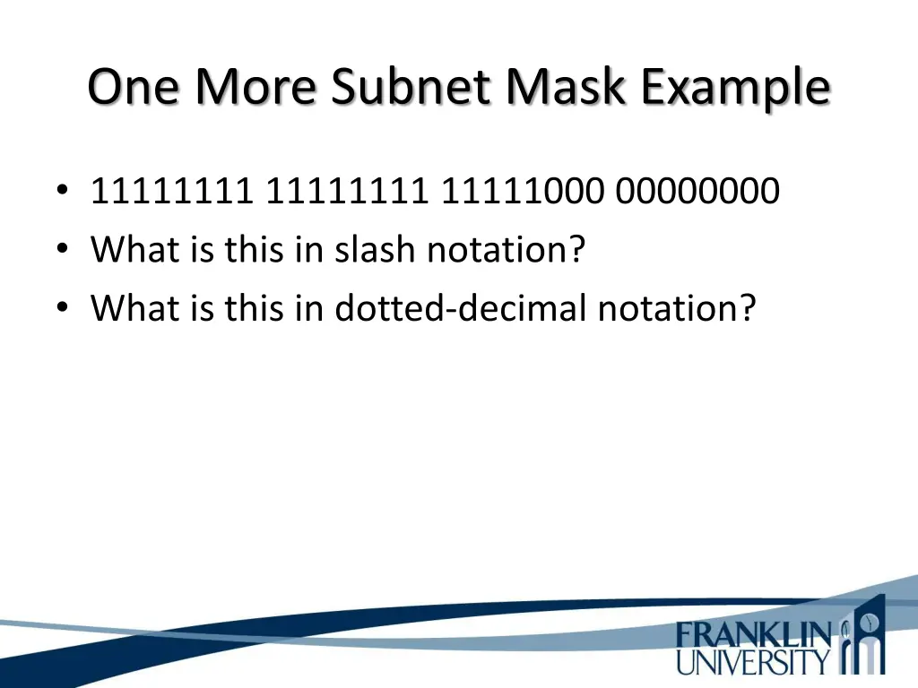 one more subnet mask example