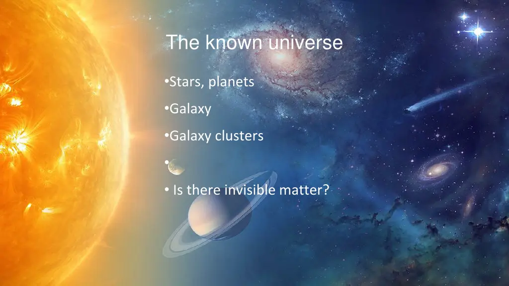 the known universe