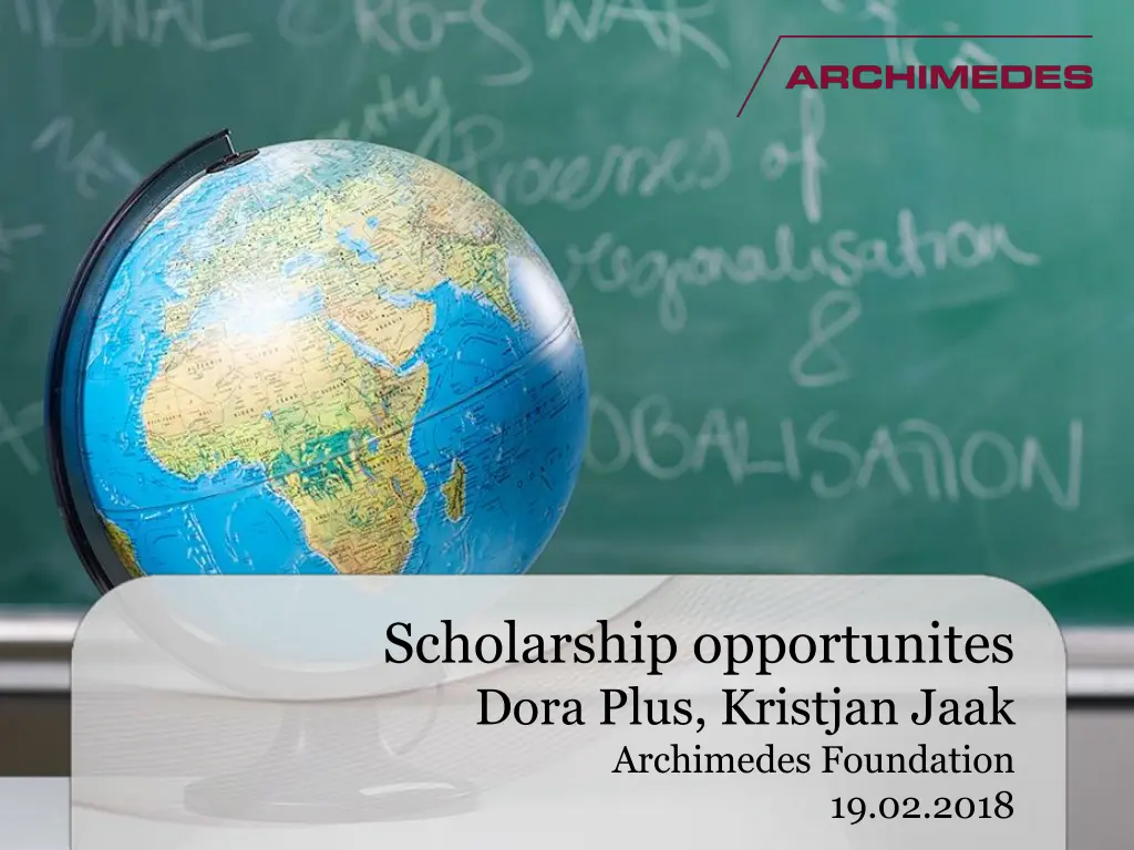 scholarship opportunites dora plus kristjan jaak