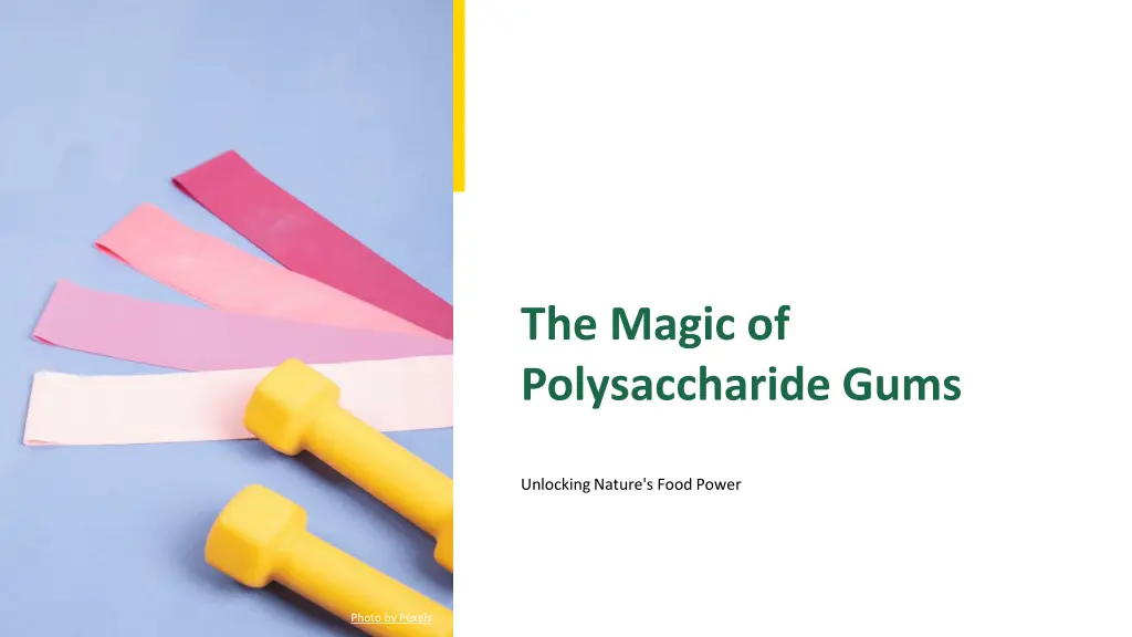 the magic of polysaccharide gums