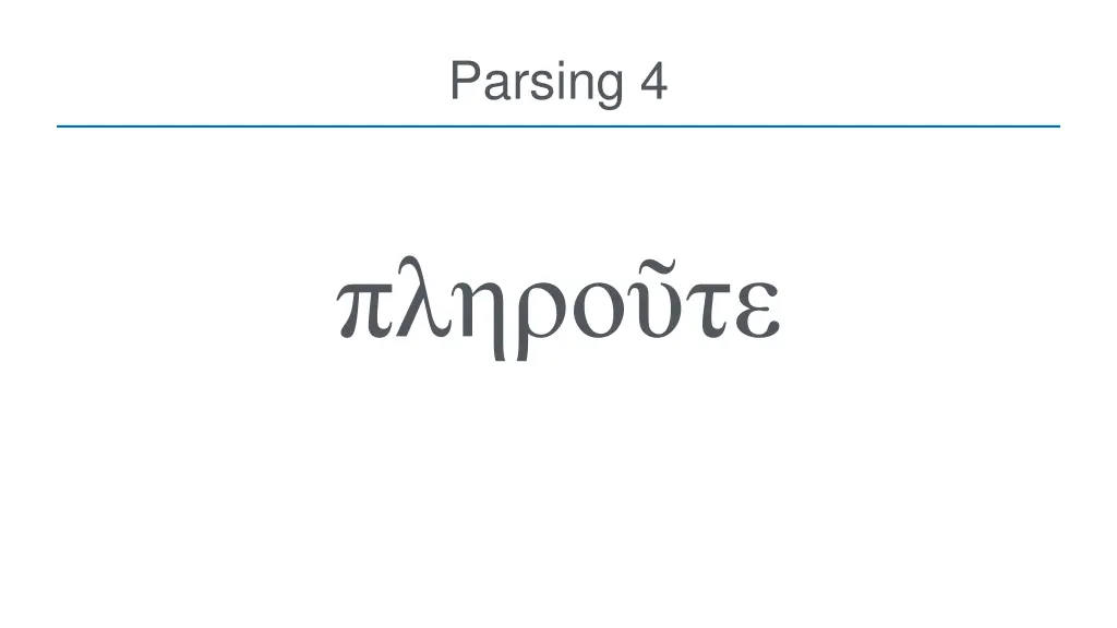 parsing 4