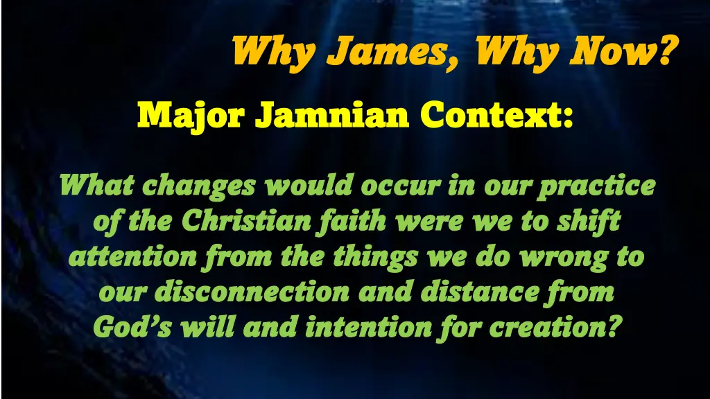 why james why james why now 11