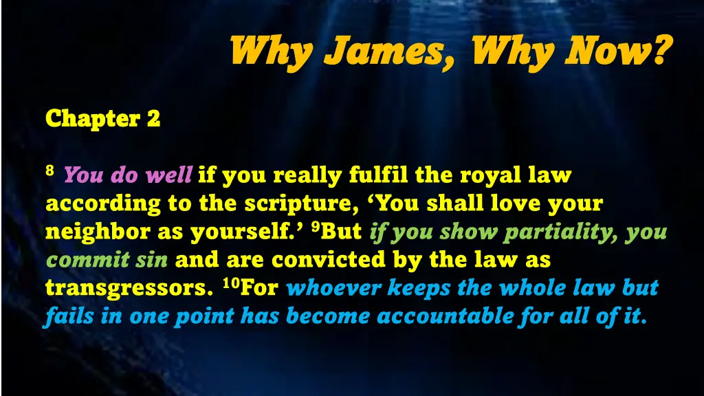 why james why james why now 7
