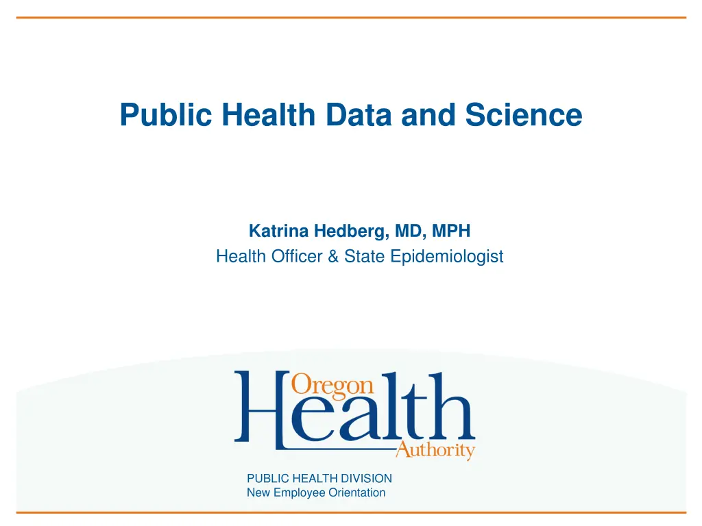 public health data and science