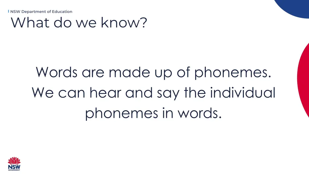 nsw department of education what do we know 1