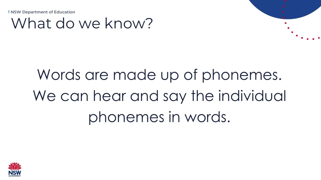 nsw department of education what do we know