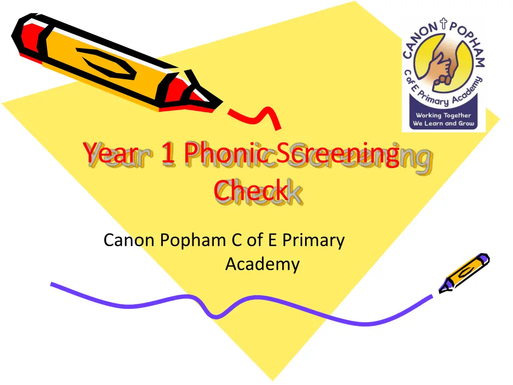 year 1 phonic screening check