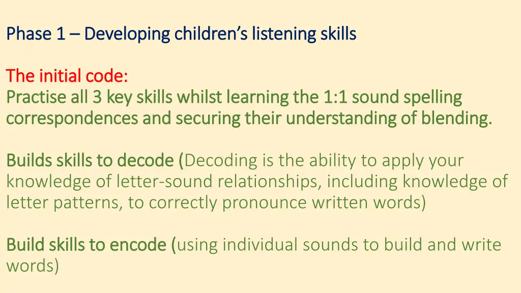 phase 1 phase 1 developing children s listening