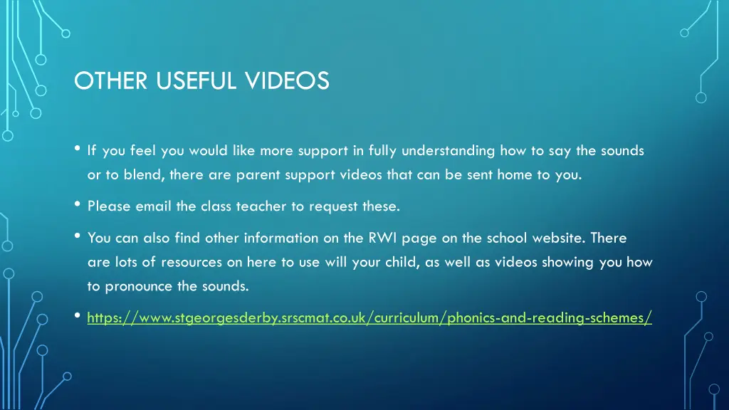 other useful videos