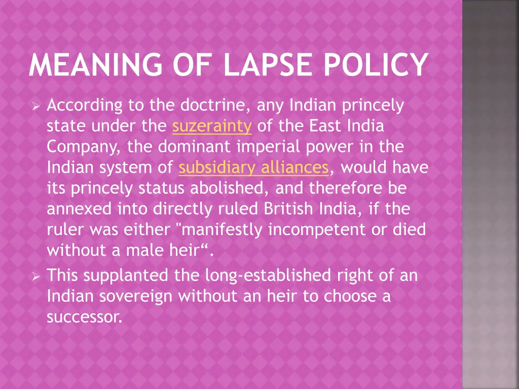 meaning of lapse policy